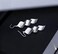 GLPAHA Silver Square Dangle Earrings for women shiny and sharp looking stylish match clothing Lightweight Fashionable 925 Sterling Silver Hooks