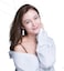 GLPAHA Silver Square Dangle Earrings for women shiny and sharp looking stylish match clothing Lightweight Fashionable 925 Sterling Silver Hooks