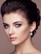 Qinpan Gold Plated Five Leaf Clover Dangle Earrings for Women Lucky Flower Jewelry SilverWhite Gold Plated