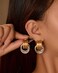 Spiritlele Gold Silver Knot Earrings Chunky Large Knotted Drop Dangle Statement Earrings for Women