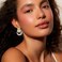 Spiritlele Gold Silver Knot Earrings Chunky Large Knotted Drop Dangle Statement Earrings for Women