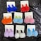 Kicomvi Gummy Bear Earrings Pom Pom Bear Drop Earrings Colorful Cartoon Pom Ball Gummy Bears Dangle Earring for Womendark blue