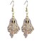 Fuqimanman2020 Halloween Pumpkin Ghost Earrings Sparkly Rhinestone Dangle Earring for WomenGhost