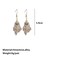 Fuqimanman2020 Halloween Pumpkin Ghost Earrings Sparkly Rhinestone Dangle Earring for WomenGhost