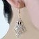 Fuqimanman2020 Halloween Pumpkin Ghost Earrings Sparkly Rhinestone Dangle Earring for WomenGhost