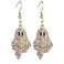 Fuqimanman2020 Halloween Pumpkin Ghost Earrings Sparkly Rhinestone Dangle Earring for WomenGhost