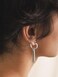 HAQUIL Silver Plated Bar Drop Earrings Vertical Long Dangle Jewelry for Men Women
