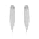 HERIER Rhinestone Earrings Dangling for Women Silver Dangle Earrings Simple Chandelier Statement Tassel Earrings Long Sparkly Drop Crystal Lightweight Jewelry