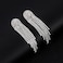 HERIER Rhinestone Earrings Dangling for Women Silver Dangle Earrings Simple Chandelier Statement Tassel Earrings Long Sparkly Drop Crystal Lightweight Jewelry