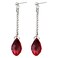 SONGCHANGJEWELRY Hunter x Hunter Kurapika Earrings Anime Cosplay Drop Earrings Accessories For Women Red Drop Earrings