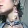 Sora Tuki Iridescent Star Earrings for Women Dangle Sequin Sparkle Fringe Drop Earrings Long Tassel Jewelry Accessories 1 Iridescent