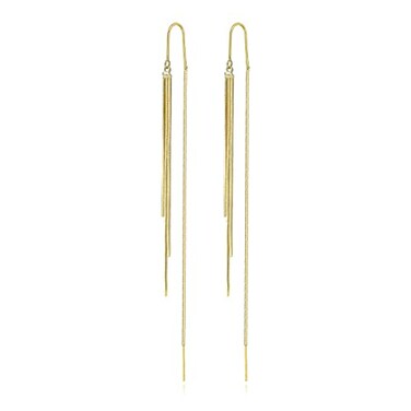 JA.S.JR JASJR Threader Dangle Earrings Long Tassel Earrings Gold Earrings for Women
