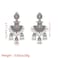 NSLS Jhumka Tassel Drop Earrings Bridal Dangle For Women Ethnic Afghan Silver Oorbellen Vintage Boho Tribal Egypt Nepal Gypsy Jewelry Silver