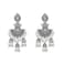 NSLS Jhumka Tassel Drop Earrings Bridal Dangle For Women Ethnic Afghan Silver Oorbellen Vintage Boho Tribal Egypt Nepal Gypsy Jewelry Silver