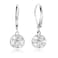 LANCHARMED 925 Sterling Silver Ball Dangle Drop Earrings for Women Trendy French Style Heart Leverback Earrings Hypoallergenic Jewelry