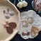 LANTAI Boho Statement Earrings for Women Summer Wooden Acrylic Rattan Earrings 16 Pairs