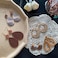 LANTAI Boho Statement Earrings for Women Summer Wooden Acrylic Rattan Earrings 16 Pairs