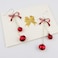 RareLove Lightweight Christmas Red Bow Knot Piercing Dangle Earrings Jingle Tassels Silver Plated Women Holiday Gift