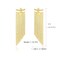 Ritach Long Big Golden Tassel Dangle Earrings for Women 925 Sterling Silver Post Long Dangle Statement Earrings Hypoallergenic Sparkly Fringe Earrings for Prom Party