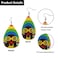 MIOAOSRT Soul Retro Style Earrings for WomenRetro Hippie Leather Earrings Dangle Lightweight Teardrop Earrings Jewelry for Women