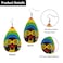 MIOAOSRT Soul Retro Style Earrings for WomenRetro Hippie Leather Earrings Dangle Lightweight Teardrop Earrings Jewelry for Women