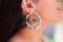 LLYANZ Old English Font Word 9cm elegant Large Bamboo Earrings HipPop Style Fashion Party Accessory