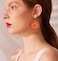 Elegance 11 Orange Earrings for women Summer Beaded Crystals Glass Bead Dangle Drop Bohemia Earrings Statement Earrings For Women