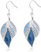 OYEFLY Dangle Earrings Sterling Silver Drop Earring Handmade Bohemian Teardrop Earrings