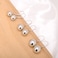 Paialco 925 Sterling Silver French Wire Hook Dangling Glossy Ball Earrings for Women 12MM