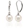 PAVOI 925 Sterling Silver Simulated Shell Pearl Earrings Leverback Dangle Studs 6mm