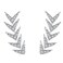 PAVOI Rhodium Plated 925 Sterling Silver Post Climber Arrow Ear Crawler Earrings