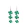 Pingyongchang St Patricks Day Earrings Irish Shamrock Acrylic Dangle Earrings Green Clover Drop Earrings for Women Jewelry GiftStyle A