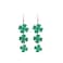 Pingyongchang St Patricks Day Earrings Irish Shamrock Acrylic Dangle Earrings Green Clover Drop Earrings for Women Jewelry GiftStyle A
