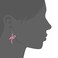 Wonderent Pink Cute Flamingo Summer Metal Dangle Earring No401