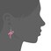 Wonderent Pink Cute Flamingo Summer Metal Dangle Earring No401