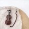 Yocoyee Retro Violin Dangle Earrings Music Instrument Art Artist Violinist Earrings