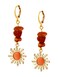 Sacina Boho Hippie Gothic Crystal Celestial Sun Earrings Boho Earrings Hippie Jewelry Christmas Jewelry Gift For Women