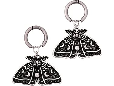 Sacina Goth Luna Moth Earrings Butterfly Earrings Goth Christmas Jewelry Gift For Women