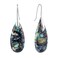 SELOVO Boho Earrings for Women Stone Dangle Earrings Blue Statement Earrings Silver Tone
