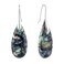 SELOVO Boho Earrings for Women Stone Dangle Earrings Blue Statement Earrings Silver Tone