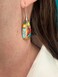 SELOVO Stone Colorful Earrings Dangle Gold Tone Statement Earrings for Women