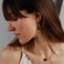Humble Chic Simulated Druzy Drop Dangles Sparkly Long Teardrop Dangly Earrings for Women Gold Tone Black Stone