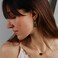 Humble Chic Simulated Druzy Drop Dangles Sparkly Long Teardrop Dangly Earrings for Women Gold Tone Black Stone