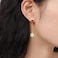 Kokoma Snowflake Santa Claus Threader Tassel Earrings for Women Sterling Silver Pins Red Crystal CZ Stock Christmas Hat Dangle Drop Christmas Tree Earring Studs Xmas Party GiftsSnowflake