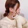 Kokoma Snowflake Santa Claus Threader Tassel Earrings for Women Sterling Silver Pins Red Crystal CZ Stock Christmas Hat Dangle Drop Christmas Tree Earring Studs Xmas Party GiftsSnowflake