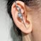 Titayen Star Moon Ear Hooks Earrings for Women Myth Of The Ear Hook Needle Piercing Earring Jewelry
