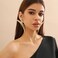 Atiptu Statement earrings for Women Gold