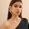 Atiptu Statement earrings for Women Gold