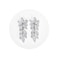 SWEETV Marquise Wedding Earrings for Brides Silver Bridal Bridesmaid Earrings for Wedding Cubic Zirconia Dangle Drop Earrings for Women