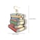twinkle eye Color Classics Stackable Book Hanging Earrings Personality Beginning Season Teacher Student Gifts Book Earrings Double Sided Color Painting for Women